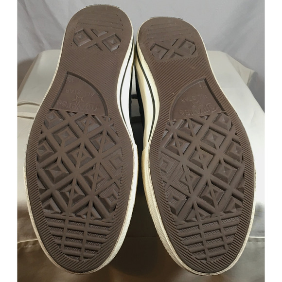 Converse Chuck 70 High Black/Black/Egret Canvas Men 11.5 / W 13.5 - Picture 11 of 11